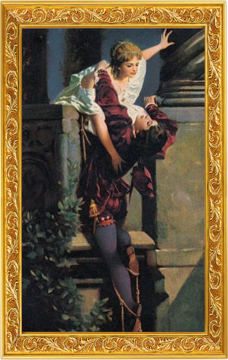 Romeo i Julia, Scena na Balkonie, Hans Makart